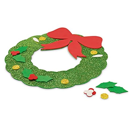 COSAS43 DETALLES PARA INVITADOS BODA-COMUNION-BAUTIZO Lote 15 Adornos guirnaldas navideños en Goma Eva, Puzzle, Regalos Infantiles, Regalos navideños guarderías, colegios