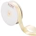 LaRibbons 1 inch Wide Double Face Satin Ribbon - 25 Yard ( 810-Ivory )