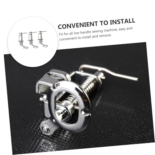 Set de 3 Piezas Pies Prensatelas de Metal para Máquina de Coser miniatura 7