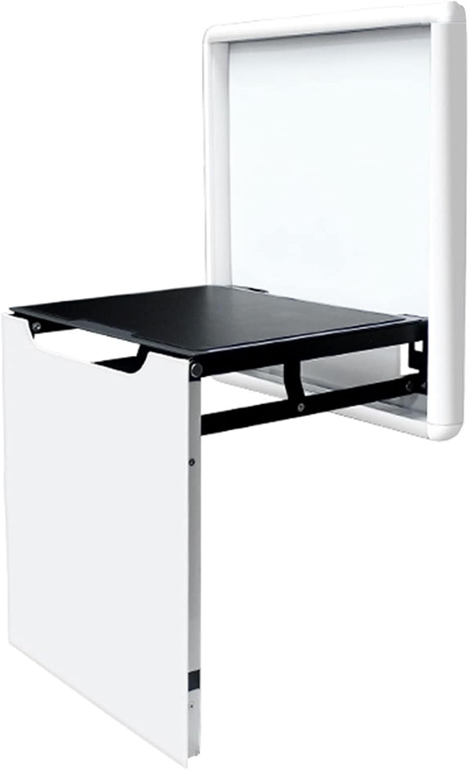 Wall-Mounted Folding Stool, Hidden Shoe Change Bench, Multifunctional Entryway Seat for Bathroom, Bedroom, Foyer - Space-Saving, Stylish Folding Chair