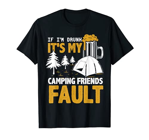 Camping Camper divertido camping amante de la cerveza Camiseta