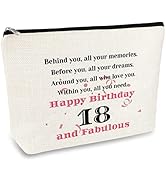 18th Girls Birthday Gifts Makeup Bag Friends Friendship Gifts 18 Years Old Birthday Gifts Happy 1...