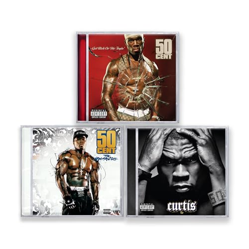 50 Cent CD Collection: Curtis / The Masssacre / Get Rich Or Die Tryin'