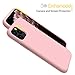Miracase Liquid Silicone Case Compatible with iPhone 11 Pro Max 6.5 inch(2019), Gel Rubber Full Body Protection Shockproof Cover Case Drop Protection Case（Pink）