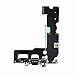 OnlyTech - Connecteur de Charge pour iPhone 7 Plus Noir - Nappe Interne Comprenant Le connecteur de Charge, Le Micro et l'antenne GSM - Compatible Apple