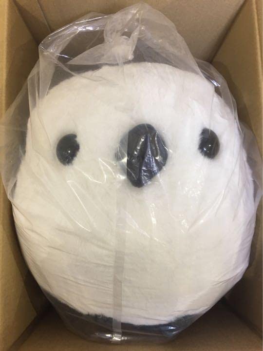 Amazon.co.jp: ふくふくシマエナガ夏のおとずれ BIG ぬいぐるみ