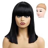 Remarque : en raison de l'extrusion pendant l'emballage ou le transport, la perruque peut être déformée à la réception. Ne vous inquiétez pas, prenez une ou deux minutes pour la peigner ou utilisez un fer à lisser pour la redresser, elle sera alors identique à celle de la photo.