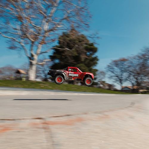 ARRMA RC Truck Mojave GROM 4x4 Smart Small Scale Desert Truck, RTR (with Battery and Charger Included) Red/Black ARA2104T1 image 7