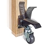 Einfache und sichere Premium Caster Set mobilizes Schreibtisch-Arbeitsplatten und Schränke