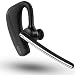 Scinex gLite Wireless Bluetooth headset with Microphone - Noise Cancelling Retractable Universal Earpiece Compatible with iPhone Android and Bluetooth Devices- Good for Driving Business Office (Black)