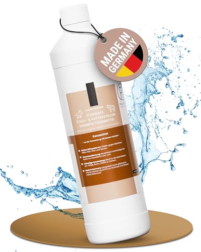 1L Stalldesinfektionsmittel Konzentrat Planet Strong® – Wirksam gegen Bakterien, Pilze & behüllte Viren (z. B. Influenza-Viren) – Für Ställe, Tierhaltung, Flächen & Futterstellen | Made in Germany