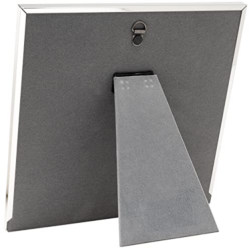 Cadre photo argenté Hampton Frames Mayfair 4 ouvertures verre
