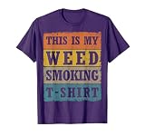 This Is My Weed Tuxedo T-Shirt Retro Marijuana Smoker T-Shirt