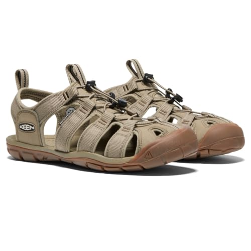 Image of KEEN Men's Clearwater CNX Closed Toe Lightweight Adventure Hiking and Water Sandals