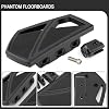 Motorcycle Floorboards Phantom Front Foot Pegs Footrest for Harley Softail 2018-2024 Fat Boy Street Bob Low Rider Sport Glide Slim Fatbob Breakout 114 (Black)
