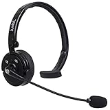 Jumbl BH21 Over the Head Bluetooth Wireless Headset for Cell Phones 4x Noise Cancelling