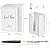SUBEKYU Magnetic Lint Bin and Dryer Sheet Holder Set for Laundry Room, Metal Lint Trash Can with Lid and Lint Box Magnetic for Mounting on Dryer,Wall Mount Lint Bin for Laundry Room,White