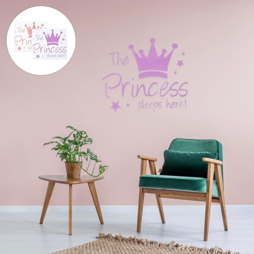 Vinilos Decorativos Corona Rosa y Morado Set 2 Piezas miniatura 6