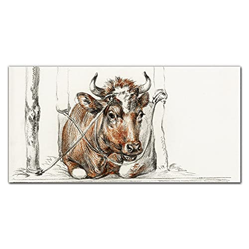 Photo sur verre acrylique 100x50cm : oubliez les cadres lourds avec le motif Vachette