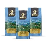 Café Britt® - Costa Rican Montecielo, Coffee From Tarrazu (12 oz.) (3-Pack) - Ground, Arabica Coffee, Kosher, Gluten Free, 100% Gourmet & Medium Dark Roast