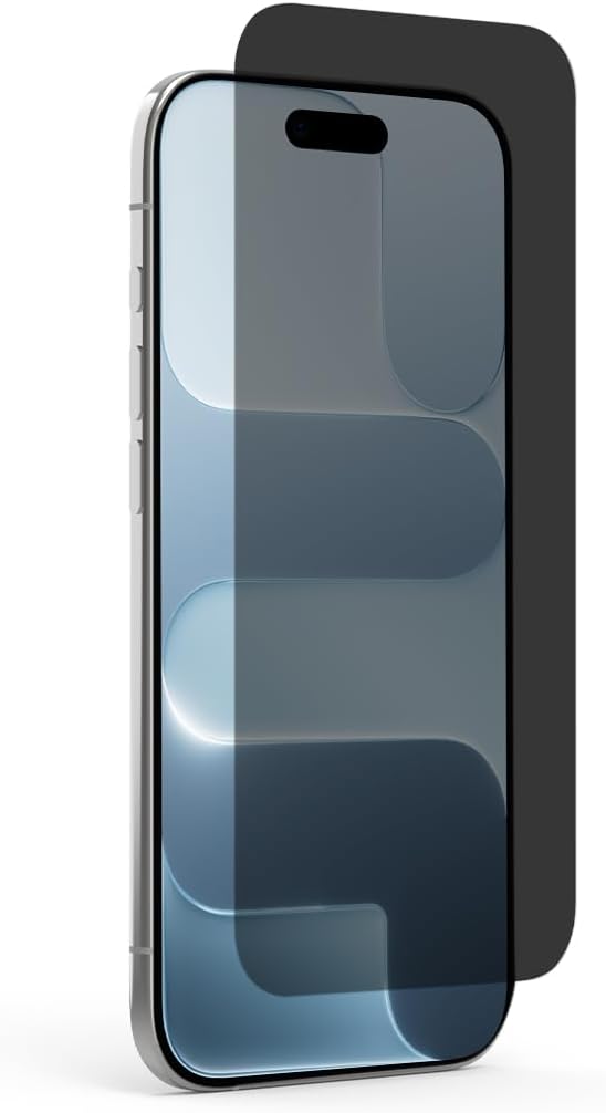 PureGear Privacy Screen Protector for Apple iPhone Air (2025), Full Edge-to-Edge Coverage, Self Alignment Installation Tray, Touch Sensitive, Case Friendly, Anti-Fingerprint Coating, Lifetime Replacement, Protect Your Privacy, Conceal Your Screen