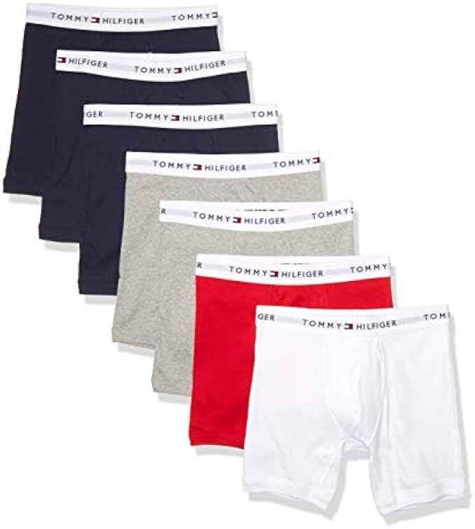 Tommy Hilfiger Men's Underwear Multipack Cotton Classics Boxer Briefs