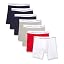 3 Navy, 2 Grey Heather,1 Red, 1 White