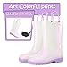 K KomForme Kids Girls & Boys Rain Boots with Easy-on Handles Waterproof Outdoors