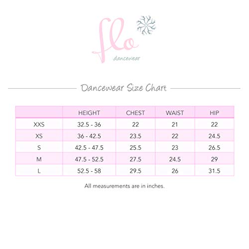 Flo Dancewear Bow Classic Tutu Dress, Ballet Pink, XS