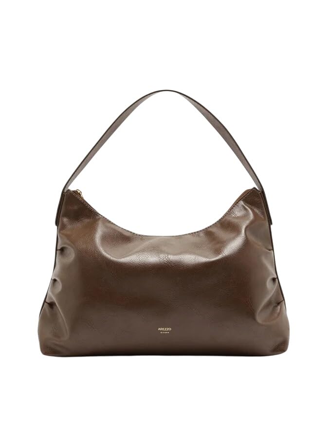 Bolsa Tote Grande Marrom Rustic Arezzo Marrom Feminina