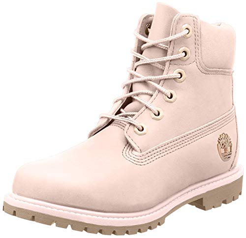 Timberland Womens 6-Inch Premium Waterproof Light Pink Boot - 8.5 M