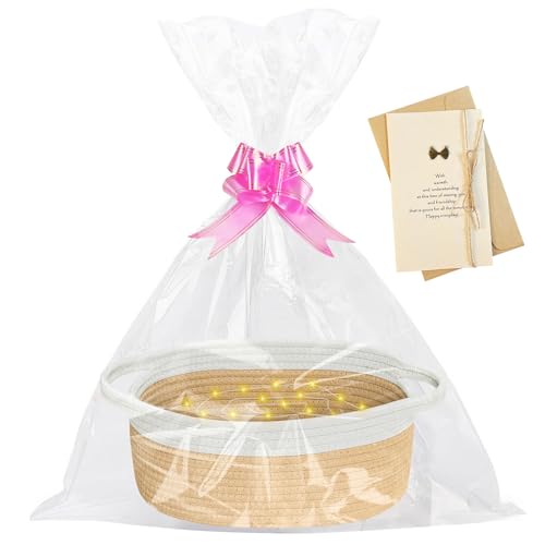 Cesto regalo di Natale vuoto, cesto regalo, cestino intrecciato a