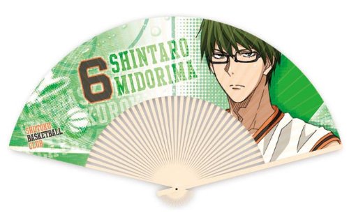 Éventail Kuroko's Basketball Shintaro Midorima 3 pour fans de manga