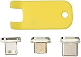 callstel iphone speicher Je 1x magnetischer Micro-USB-, USB-C- und Lightning-Stecker