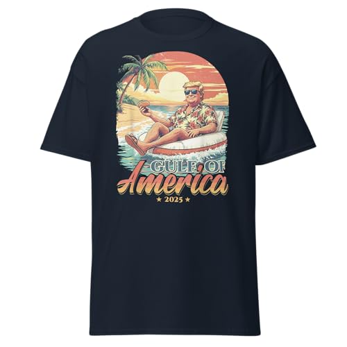Float Commander Patriotic T-Shirt – American Flag Graphic Tee for Men Women – USA Short Sleeve Casual Shirt