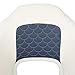 Sonew Yacht Captain Seat, Memory Foam with Backrest PVC Leather Boat Seat for Pontoon Ship, Impact &, Ergonomic Design, High Density Sponge, Two Tone Finish, Matching Mounting
