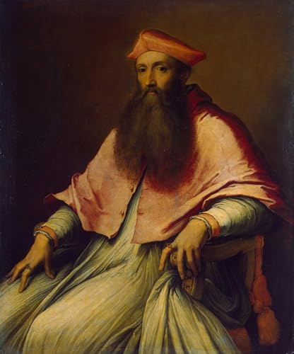Tableau Toile Cardinal Pole Del Piombo décoration murale salon 60x90cm