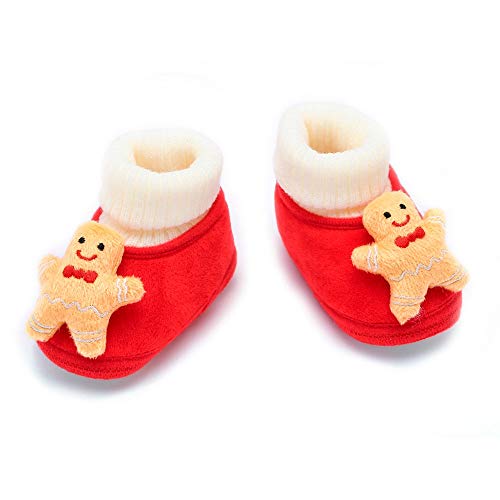 Zolimx Bambino Scarpe Scarpe Halloween Natale Neonato Toddler Baby Natale Cervi del Fumetto Caldo Morbido Sole Boot Scarpe Casual