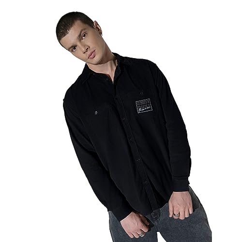 Image of Hubberholme Men's Oversized Full Sleeve Corduroy Shirt