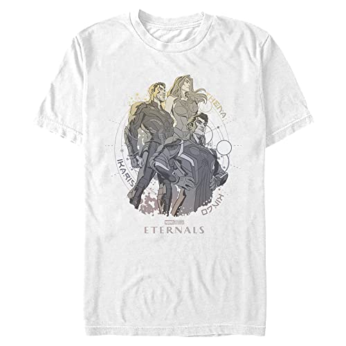 Marvel Immortals Walking Earth T-Shirt Homme haut mode urbaine col rond