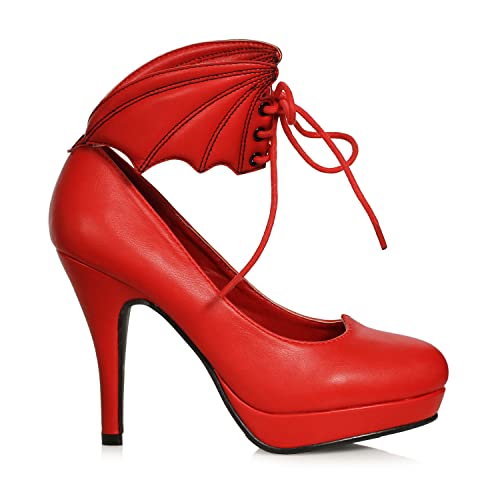 Ellie Shoes Women's 414-WINGS Pump, Red, 9