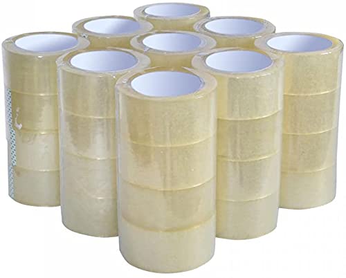 PrimeTrendz 24 Rolls Clear Carton Shipping Box Sealing Packing Tape, 3