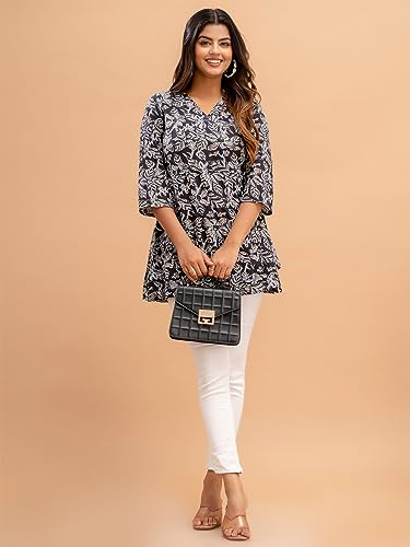 Image of feranoid Women Cotton Angrakha Kurti