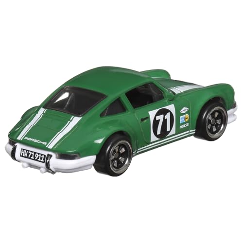 Vehículo de colección Hot Wheels verde escala 1:64 miniatura 3