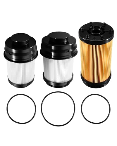 Diesel Filter Kit Include Fuel Filter Oil-Water Separator and Engine Oil Filter Fit for Dodge Ram Truck 2025 6.7L Cummins Turbo Diesels Engine Replace LF16453 FK11008NN 68677810AA 68677800AA