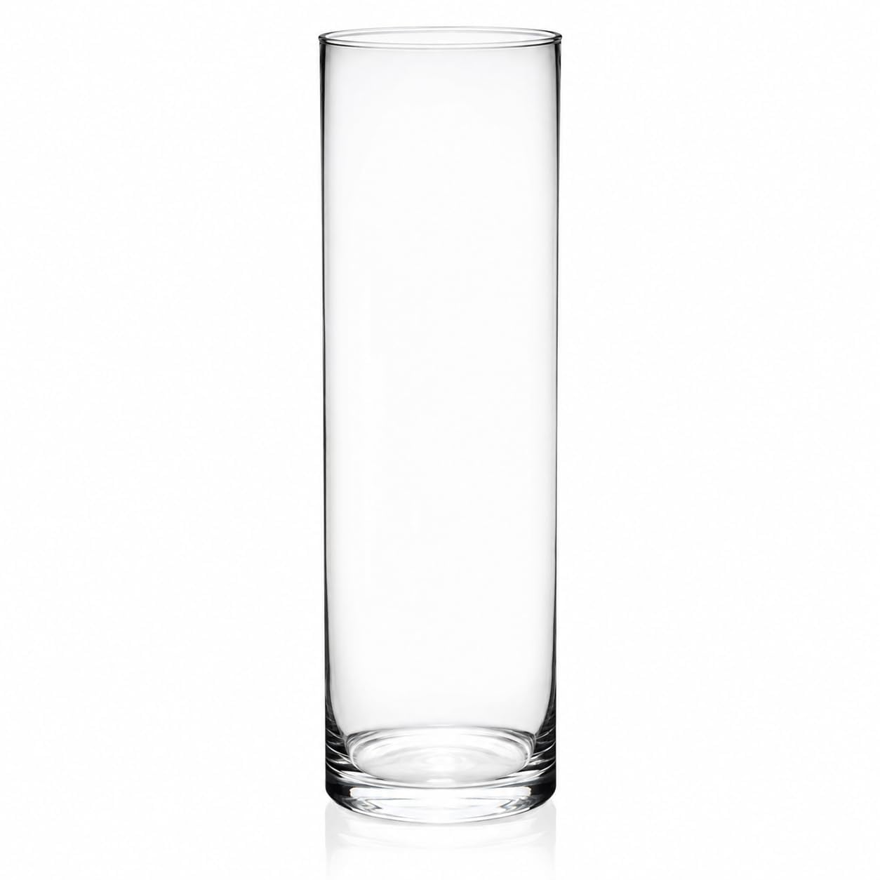 Floralcraft 50cm x 15cm Classic Cylinder Vases, Handmade Good Value Wholesale Flower Vases