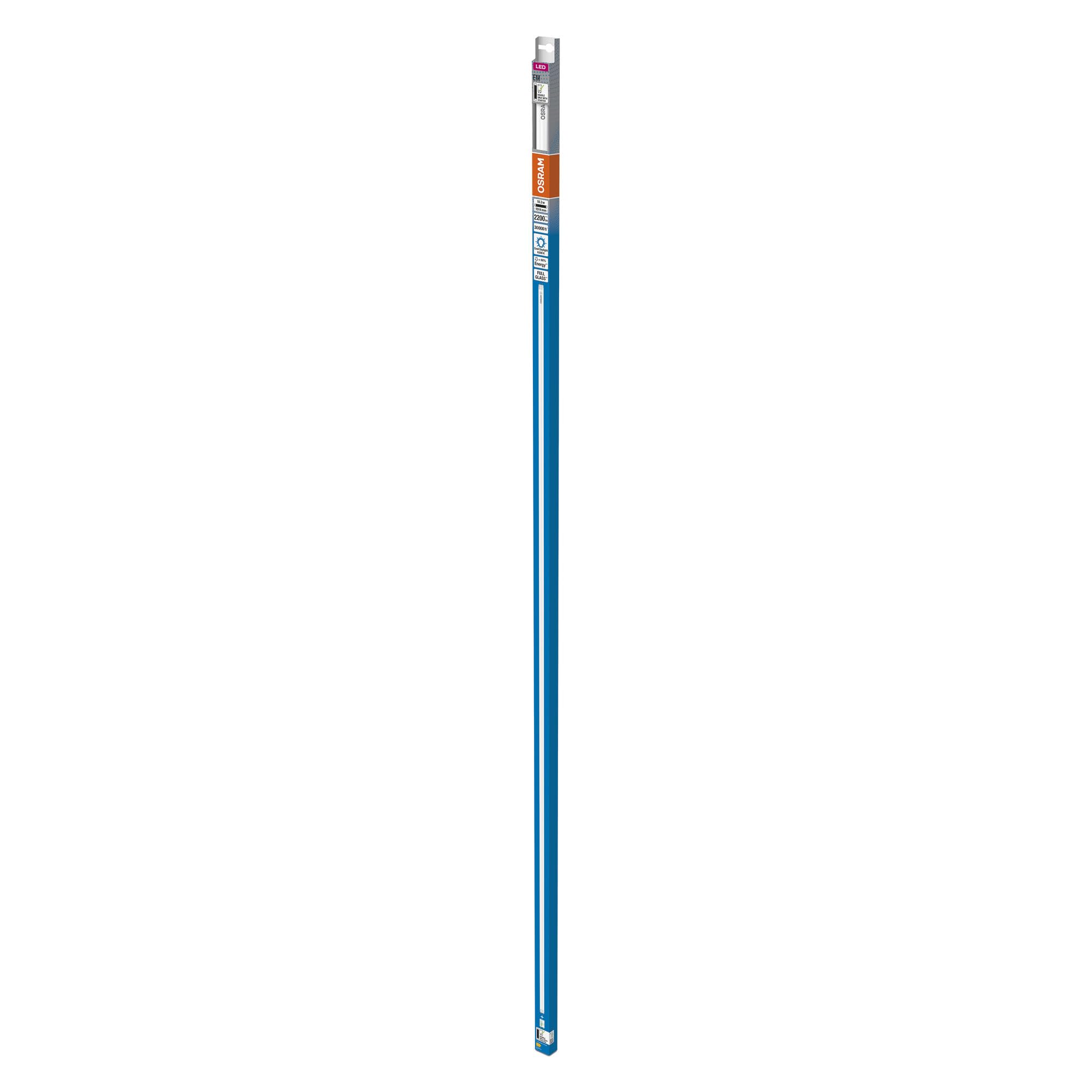 OSRAM LED TUBE T8 58 EM 1500 mm, tubo LED lineal, 18,3W, 2200lm, 6500K, luz blanca día, LED de repuesto para tubos fluorescentes T8 con casquillo G13, larga vida, optimo consumo de energía