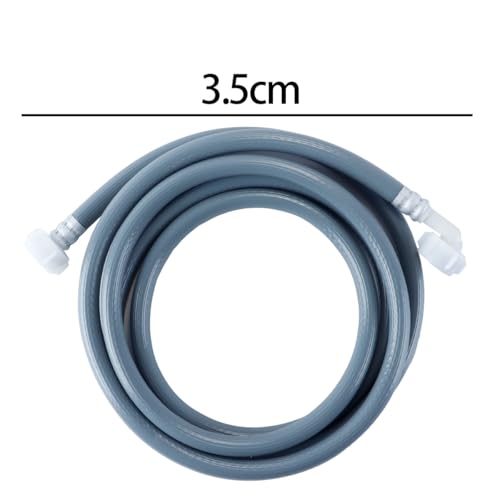 Ausi Waschmaschinenschlauch, 3 Meter Universal-Kaltwasser-Zulaufrohr, 3/4-Zoll-Schlauch für Geschirrspüler