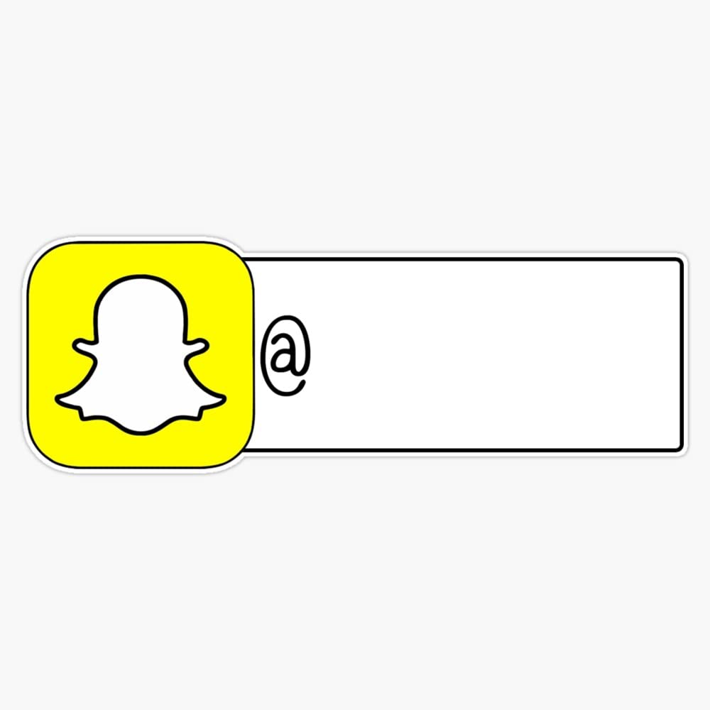Add Me On Snapchat Sticker Vinyl Sticker Laptop Decal Waterproof 5"