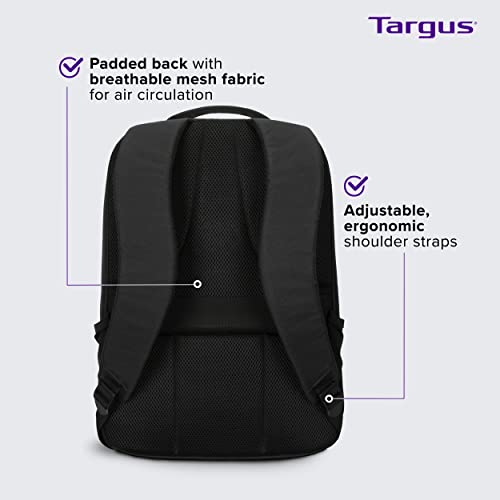 Targus Classic Commuter/School Backpack, Black Backpack For Laptops Up To 15.6-Inches, Lightweight Backpack For Women And Men, Laptop Backpack 9.5L Capacity, Black (Tbb626Gl) #TOP3